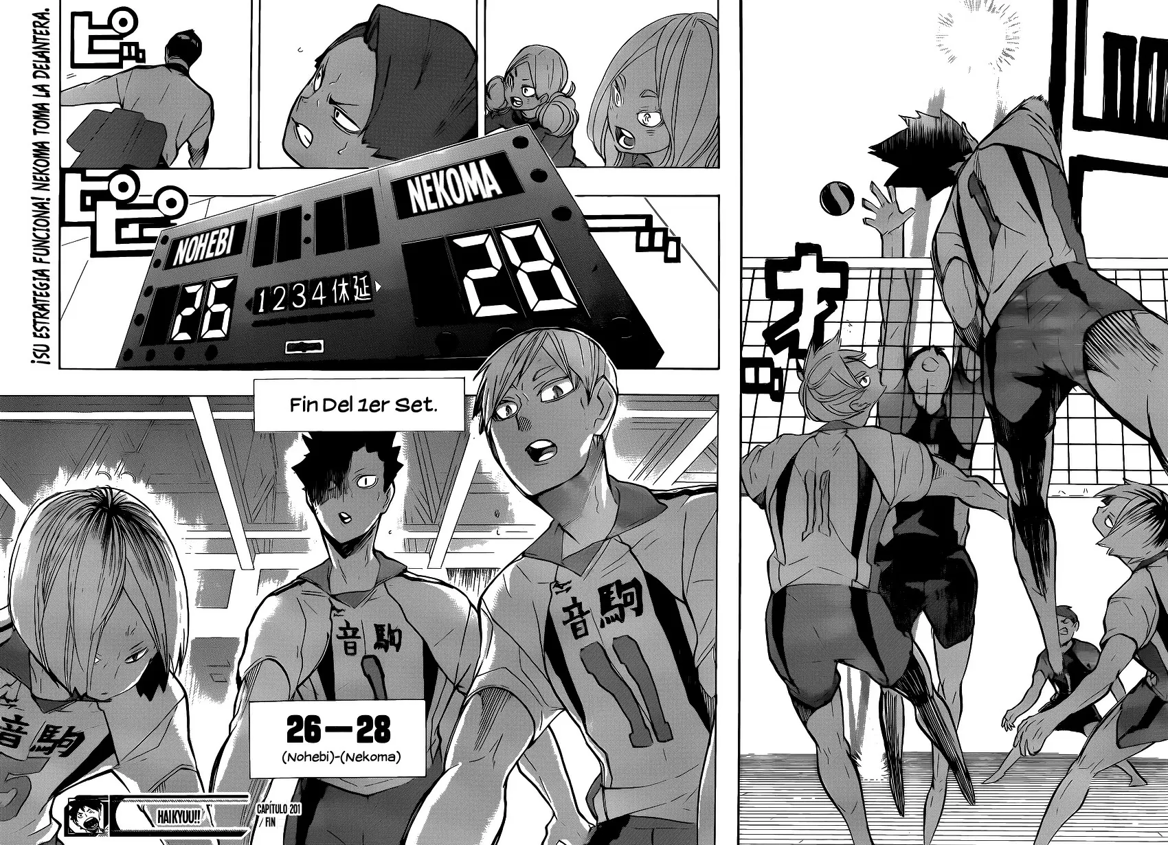 Haikyuu!! capítulo 201, página 18