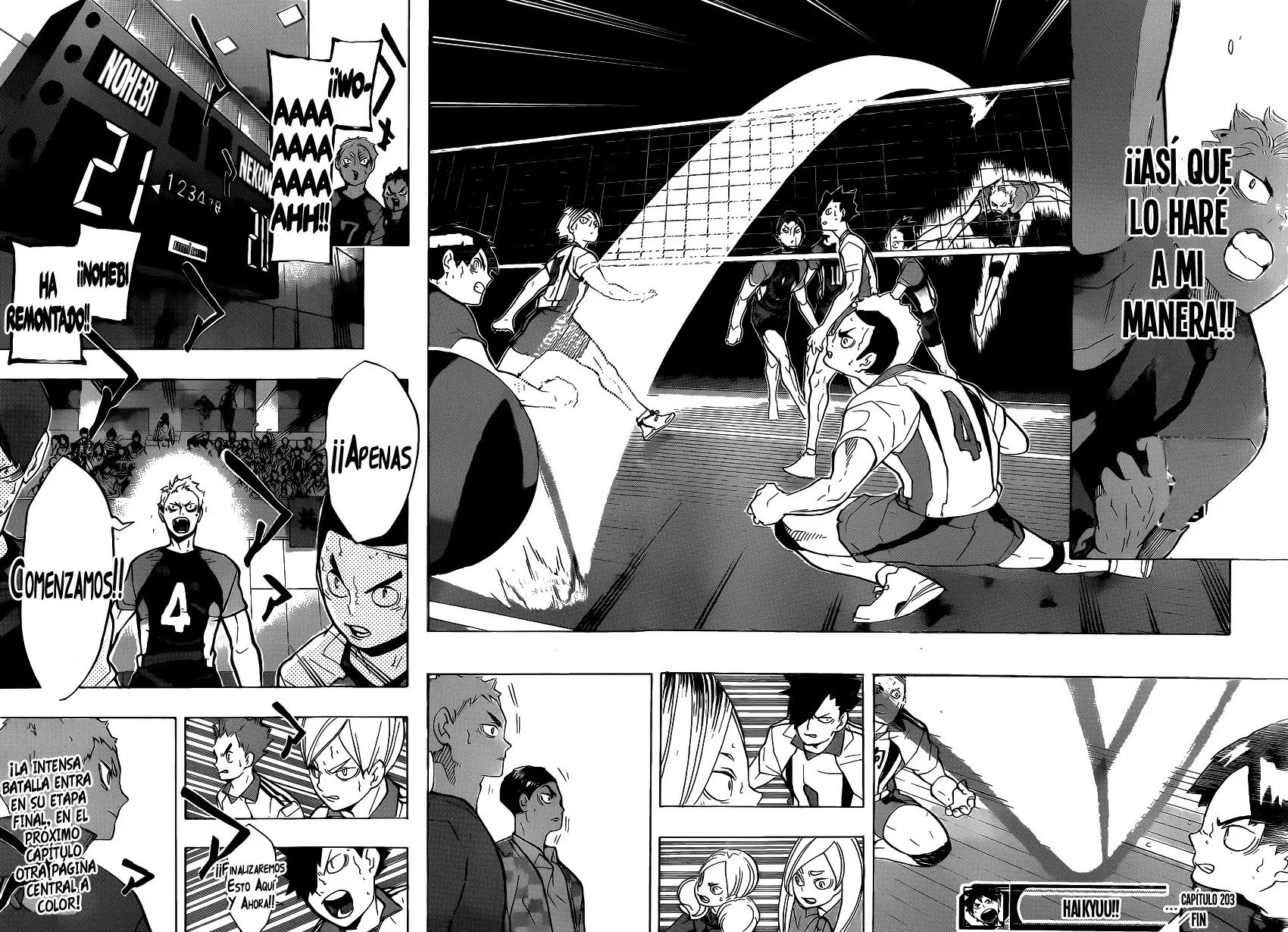 Haikyuu!! capítulo 203, página 19
