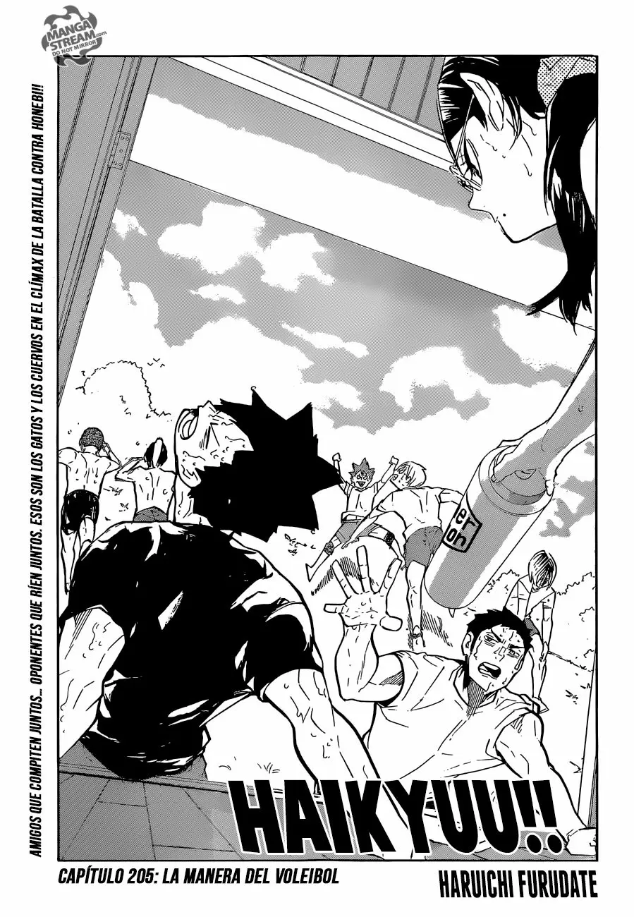 Haikyuu!! capítulo 205, página 1