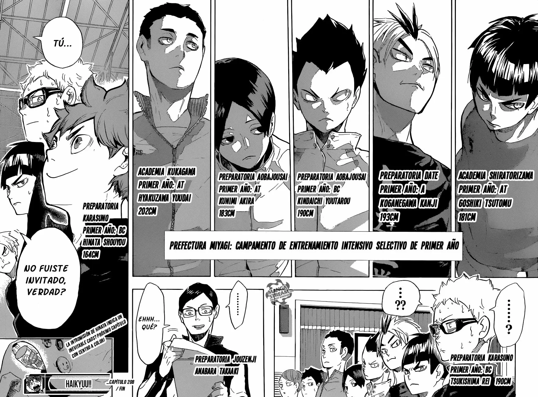 Haikyuu!! capítulo 208, página 18