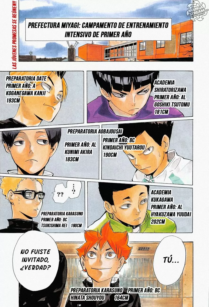 Haikyuu!! capítulo 209, página 3
