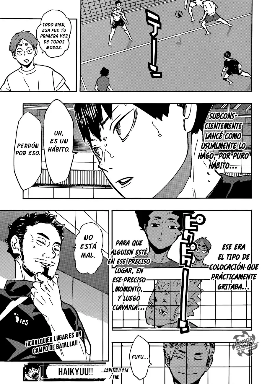 Haikyuu!! capítulo 214, página 20