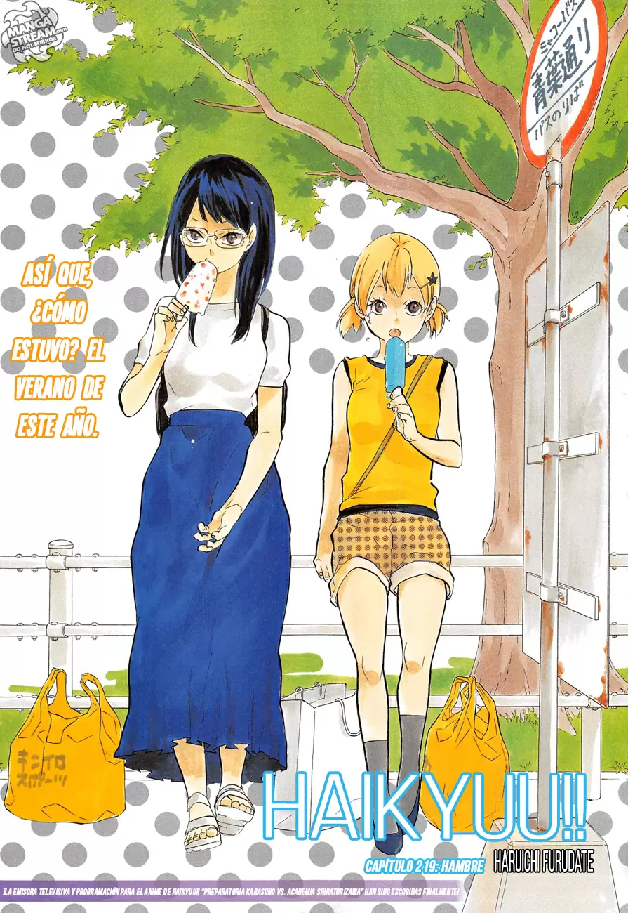 Haikyuu!! capítulo 219, página 2