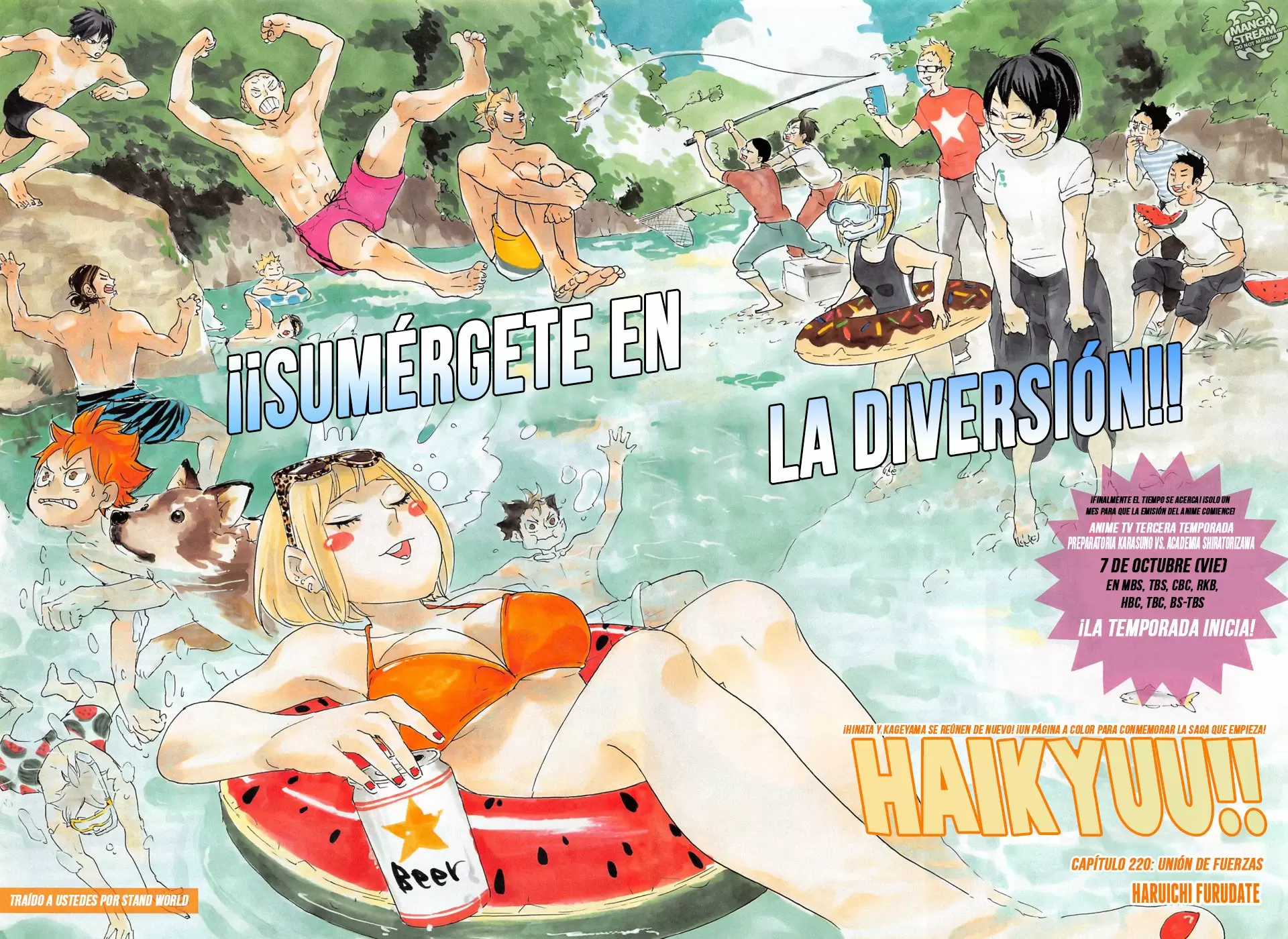 Haikyuu!! capítulo 220, página 4