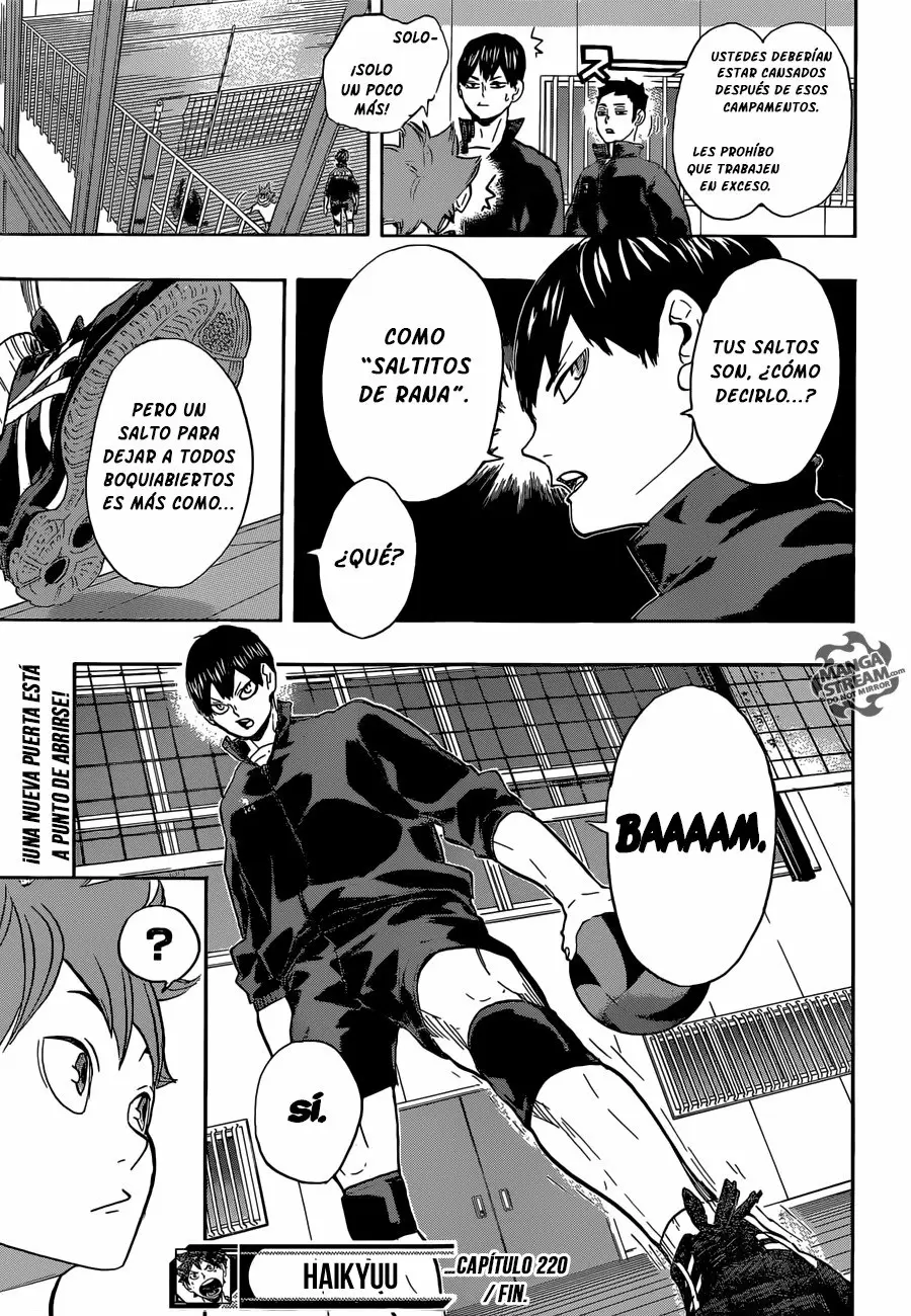 Haikyuu!! capítulo 220, página 20