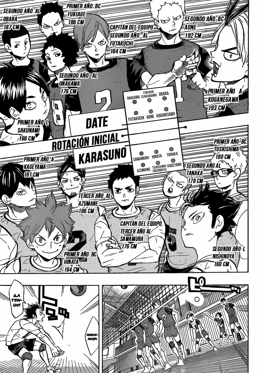 Haikyuu!! capítulo 221, página 13