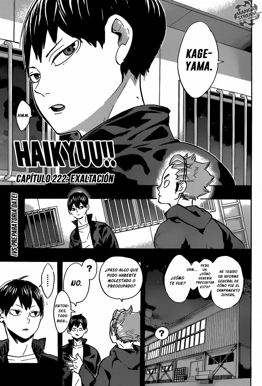 Haikyuu!! capítulo 222, página 2