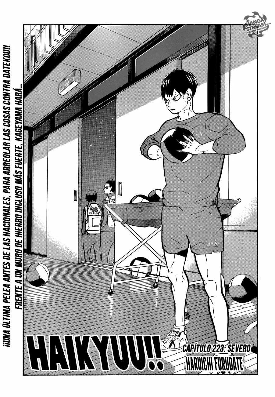 Haikyuu!! capítulo 223, página 3