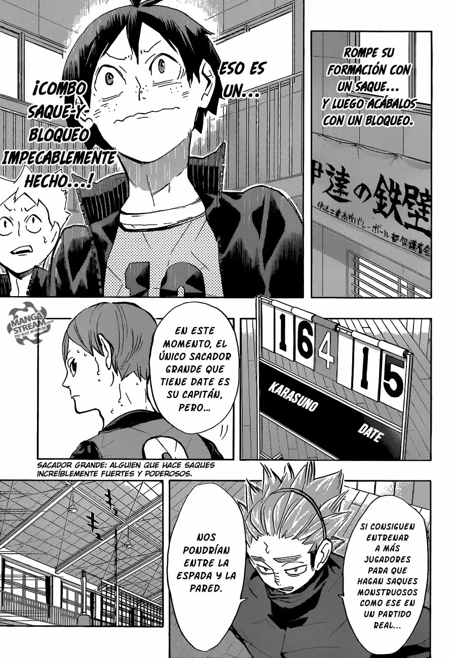 Haikyuu!! capítulo 225, página 15