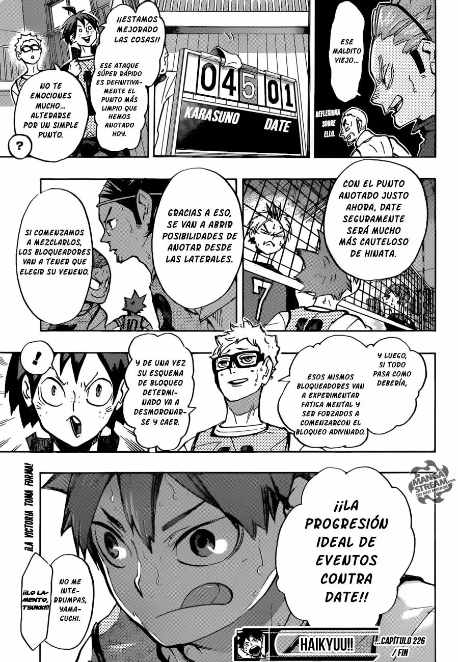 Haikyuu!! capítulo 226, página 20