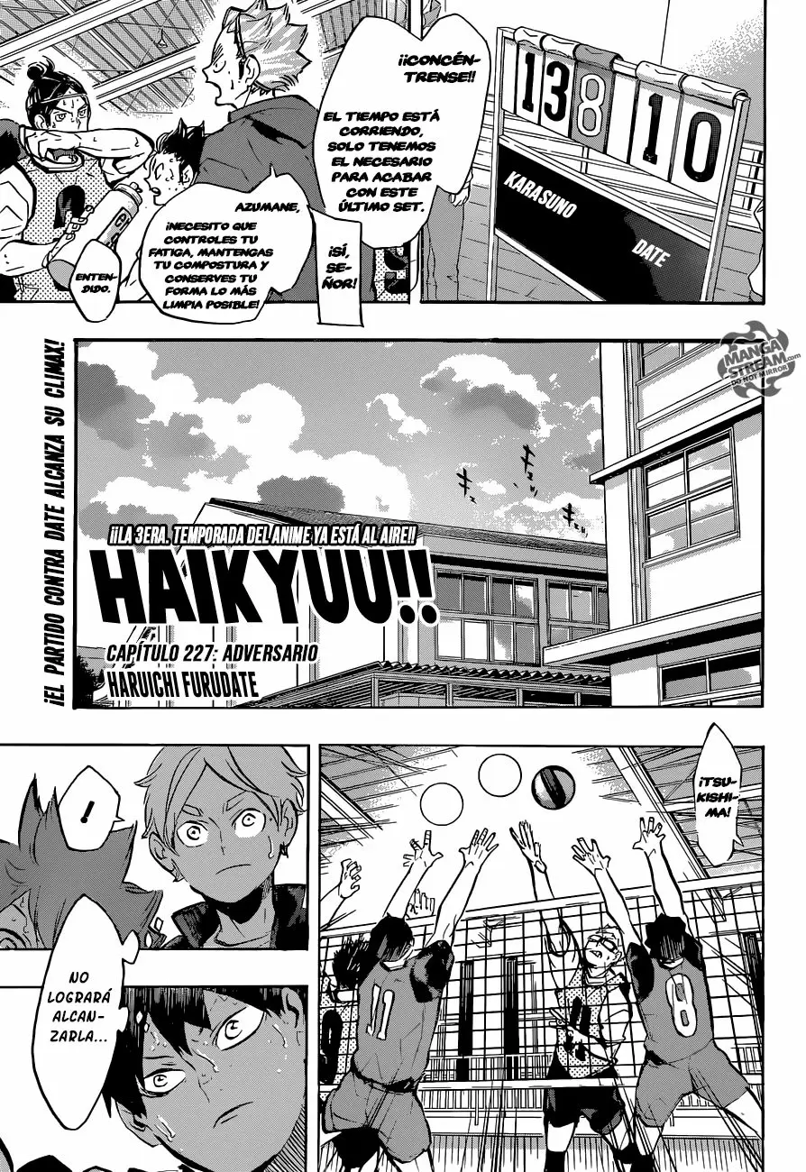 Haikyuu!! capítulo 227, página 2