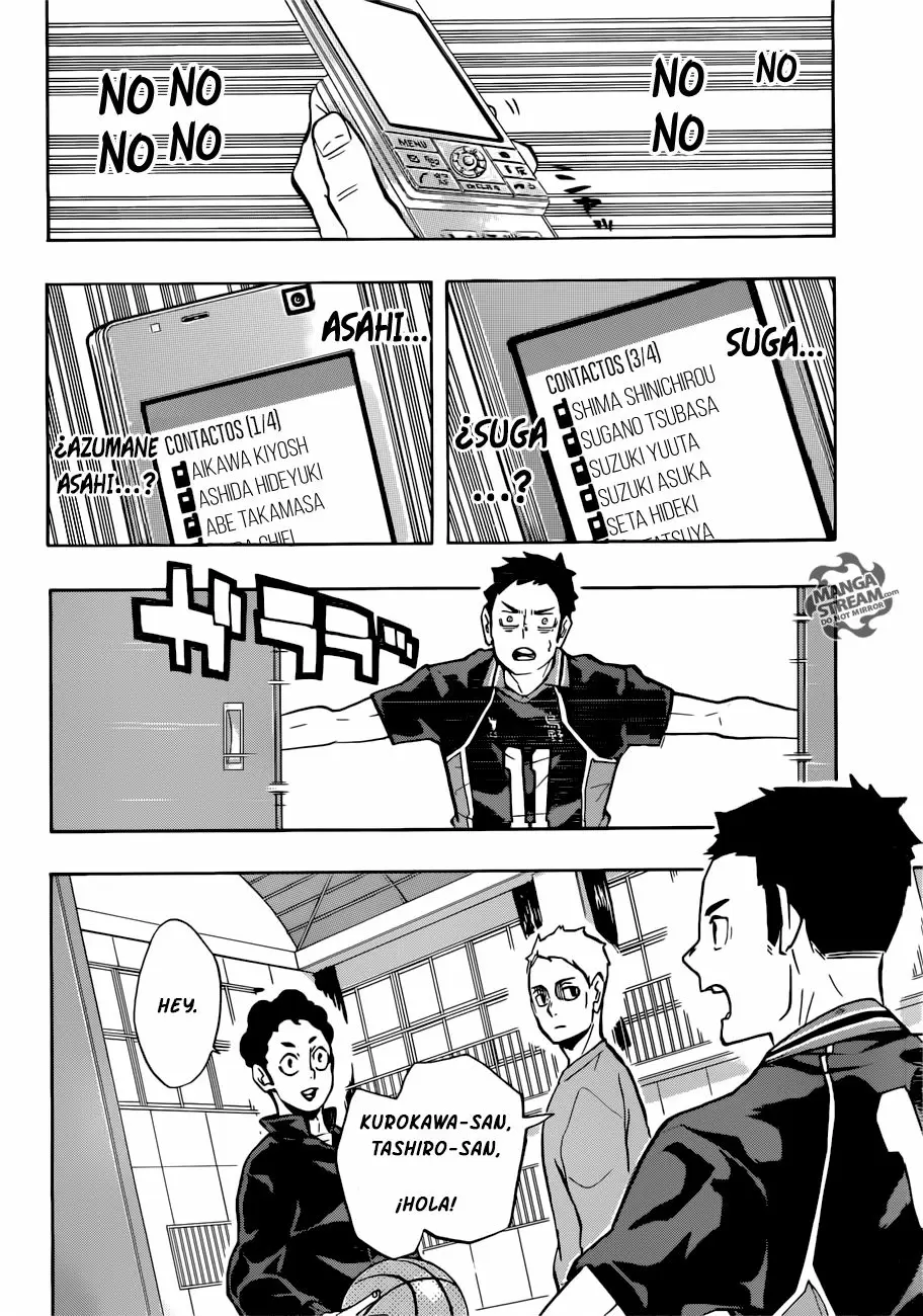 Haikyuu!! capítulo 229, página 3