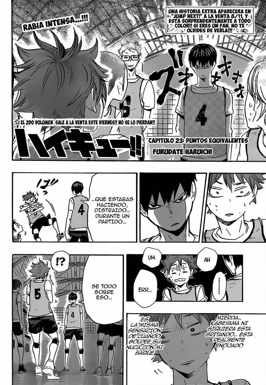 Haikyuu!! capítulo 23, página 2