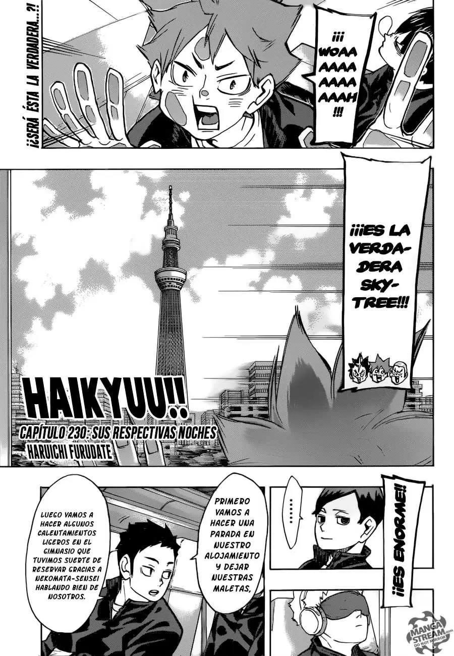 Haikyuu!! capítulo 230, página 2