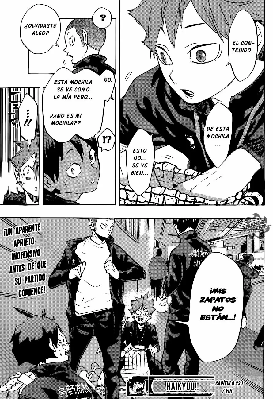 Haikyuu!! capítulo 231, página 18