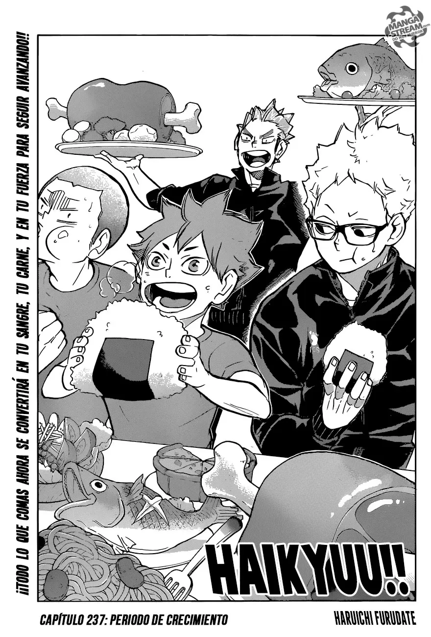 Haikyuu!! capítulo 237, página 2