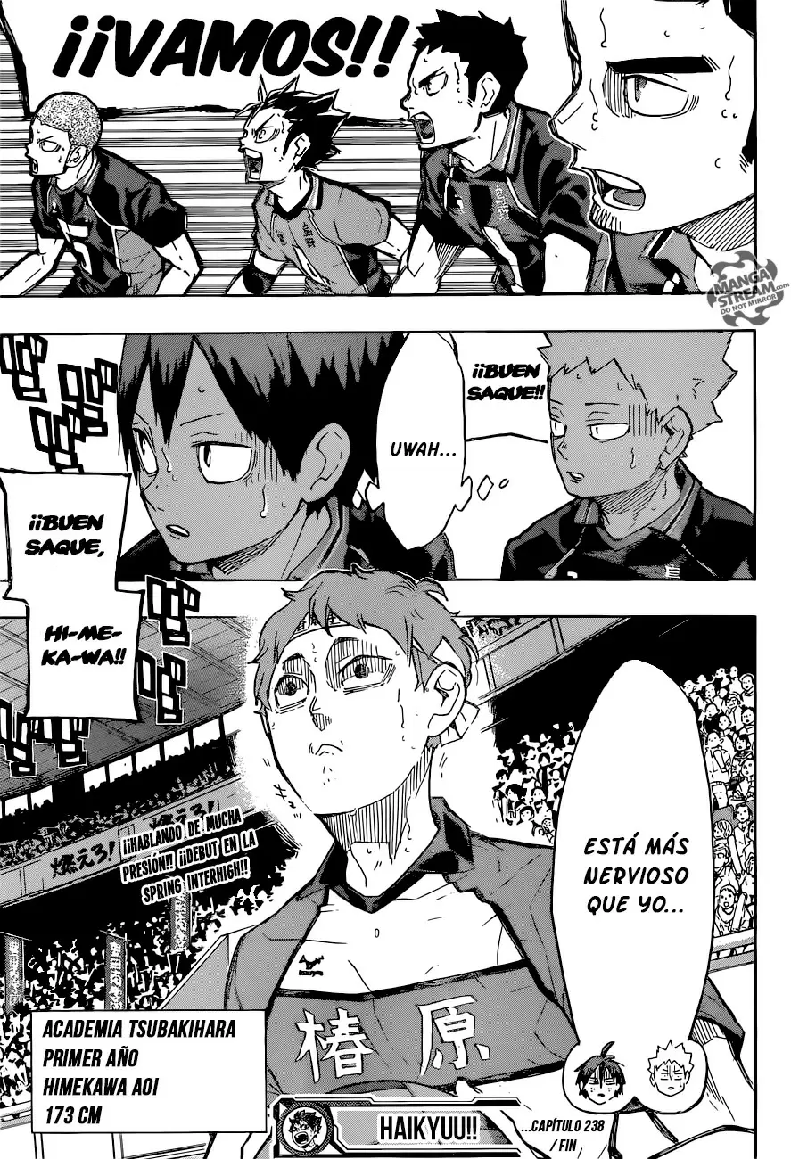 Haikyuu!! capítulo 238, página 20