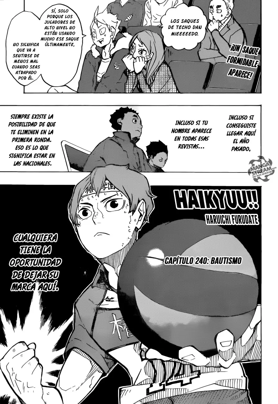 Haikyuu!! capítulo 240, página 2