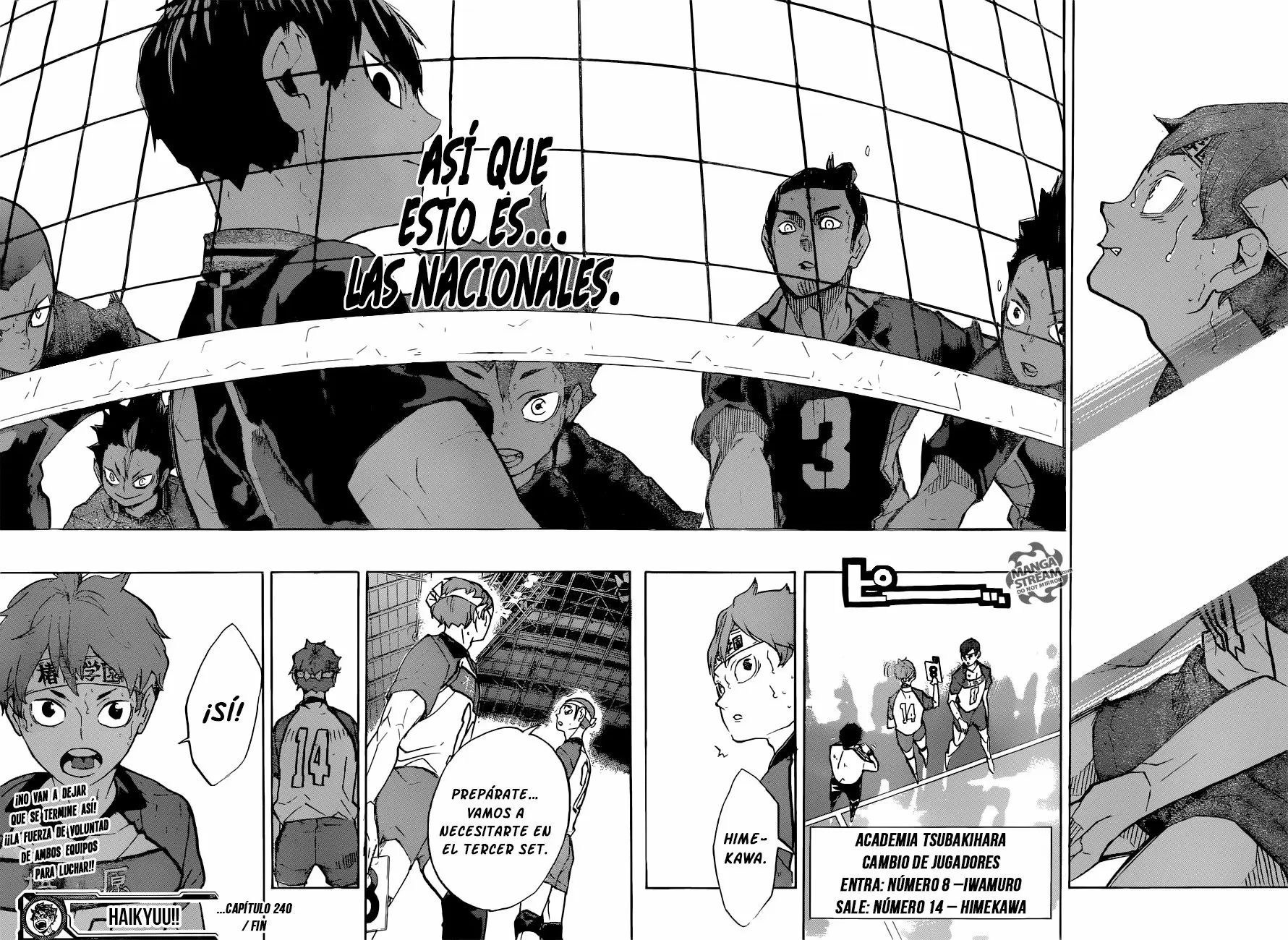 Haikyuu!! capítulo 240, página 19