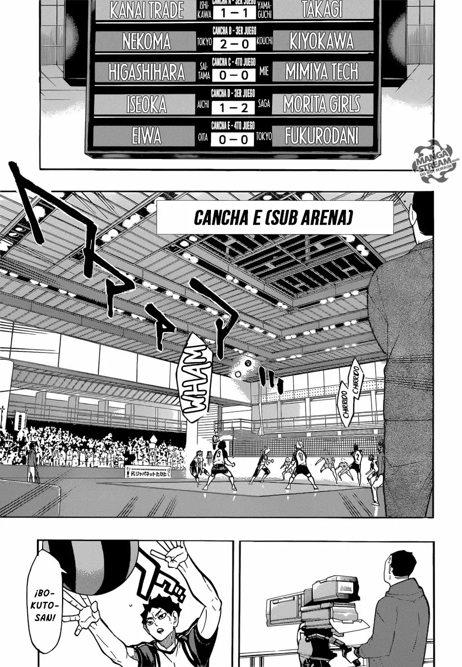 Haikyuu!! capítulo 243, página 18