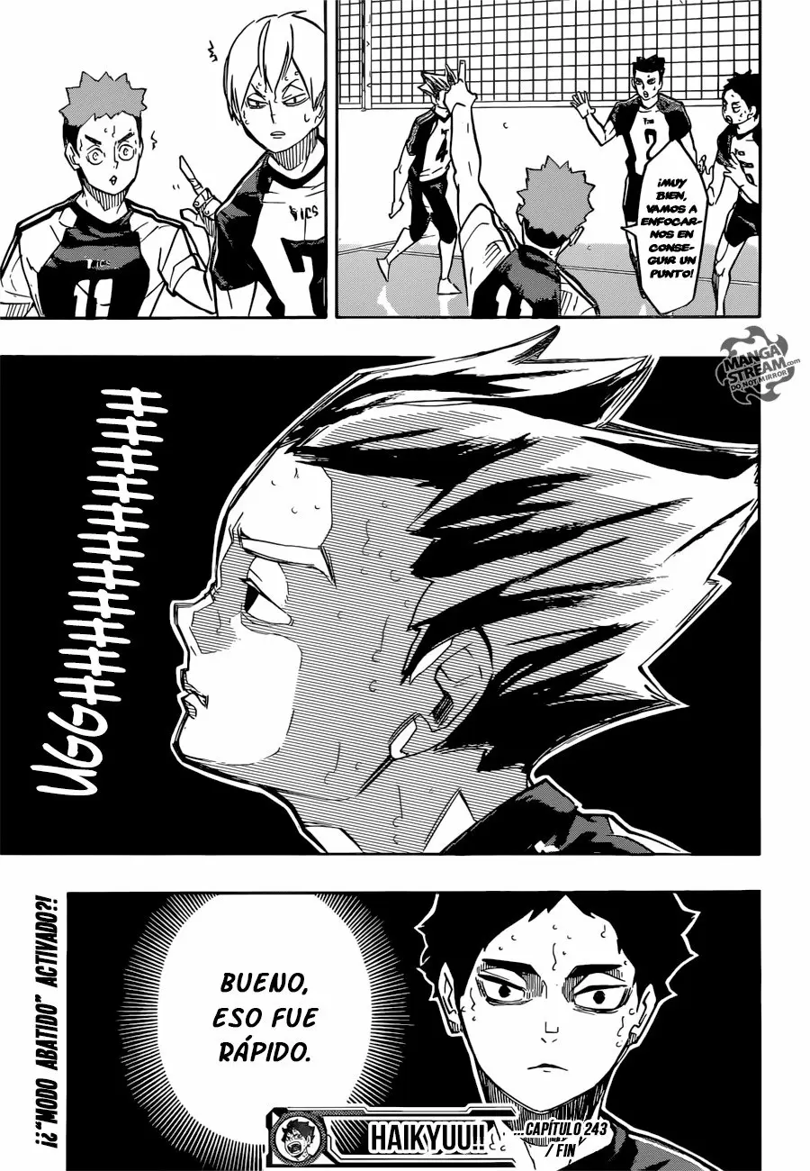 Haikyuu!! capítulo 243, página 20