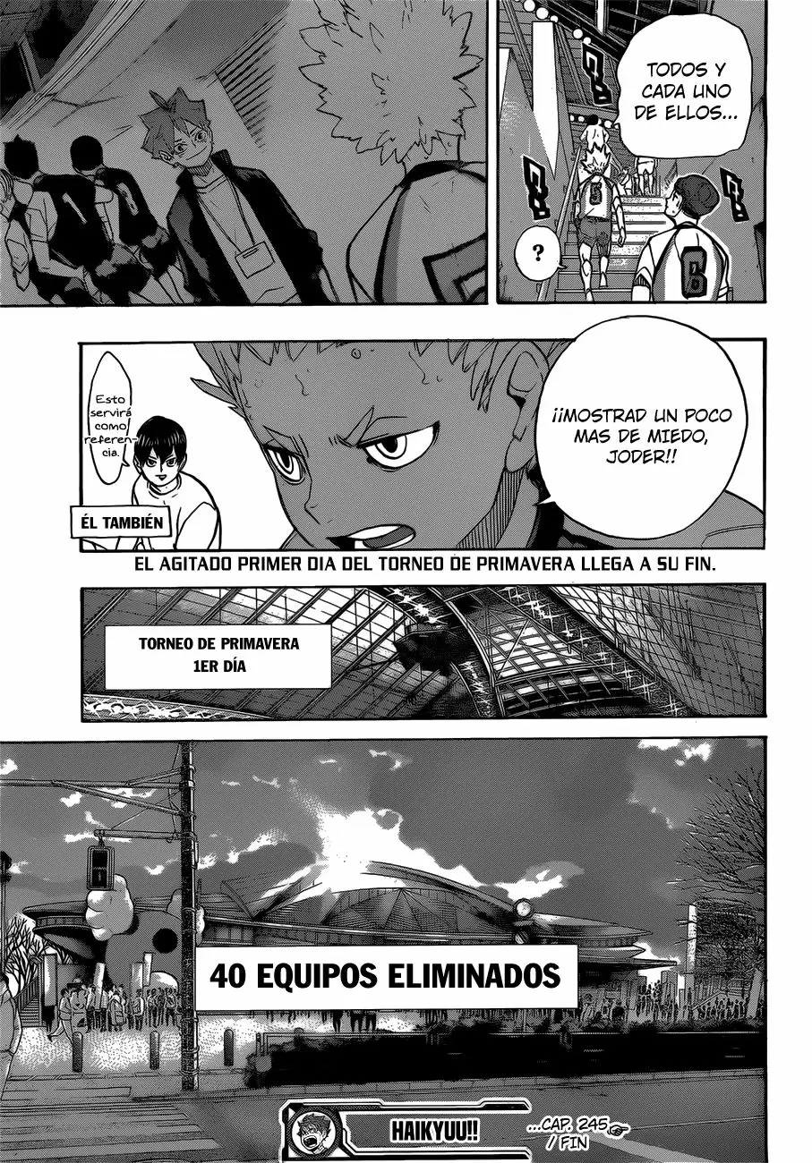 Haikyuu!! capítulo 245, página 19