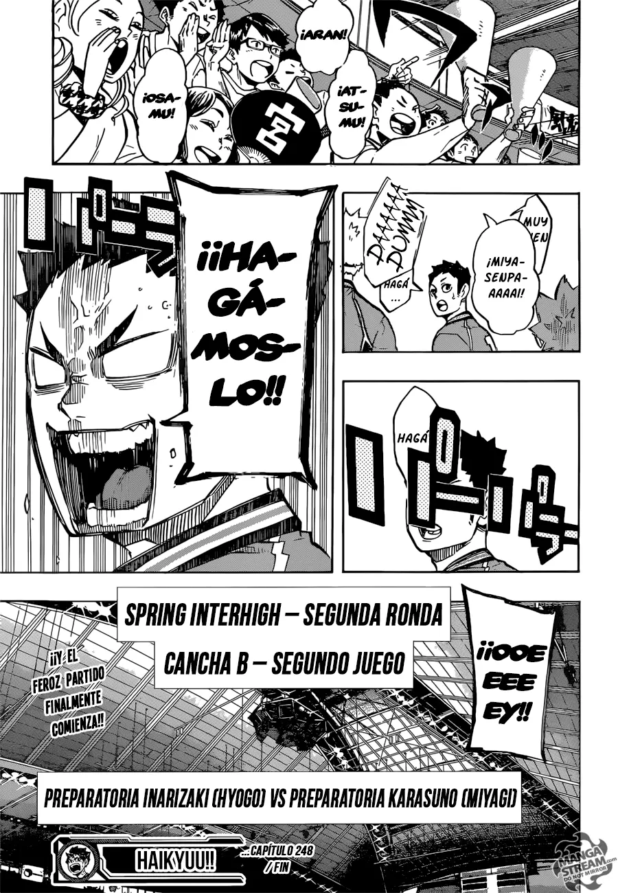 Haikyuu!! capítulo 248, página 19