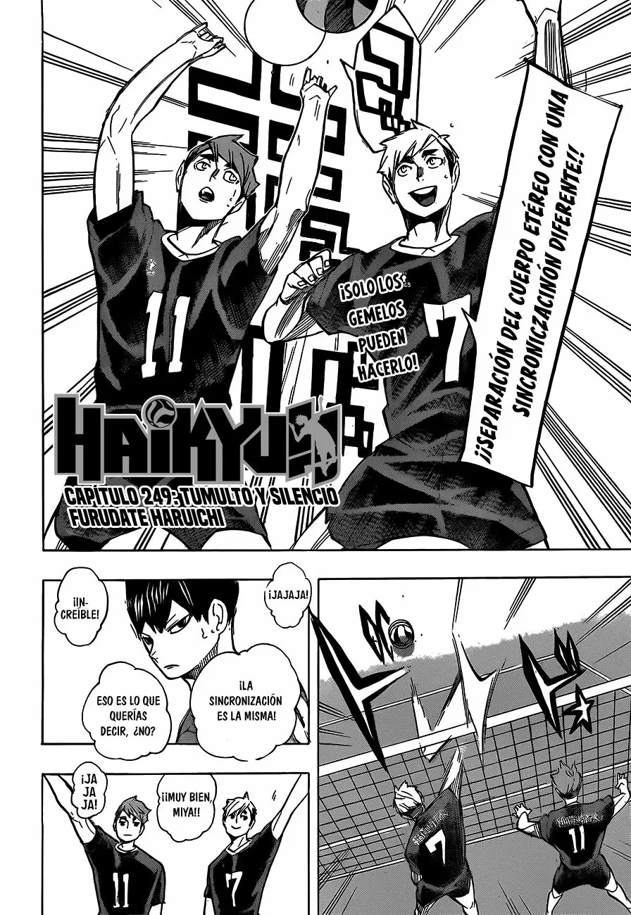 Haikyuu!! capítulo 249, página 3