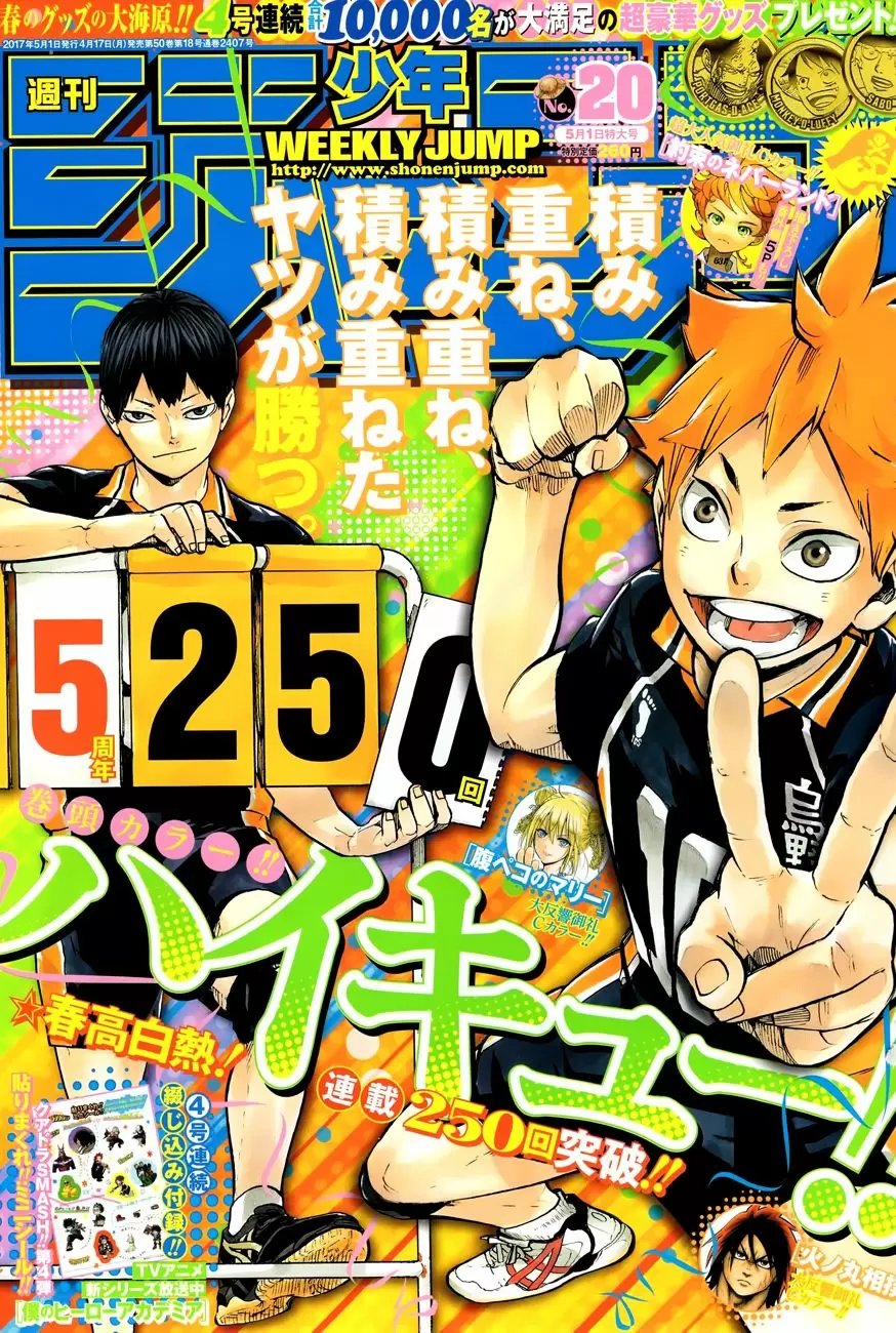 Haikyuu!! capítulo 250, página 2