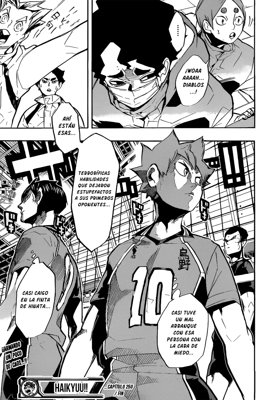 Haikyuu!! capítulo 250, página 14