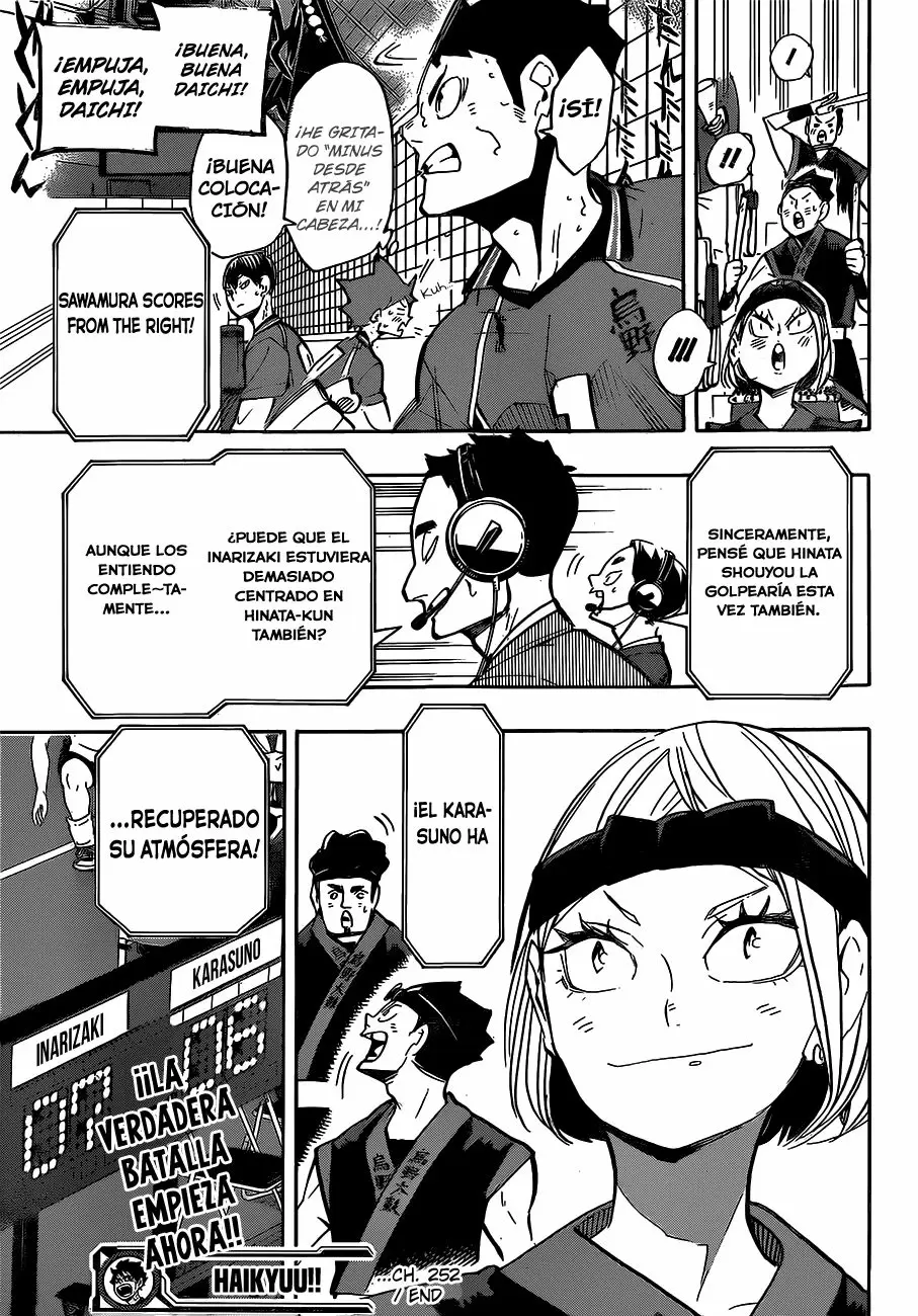 Haikyuu!! capítulo 252, página 20