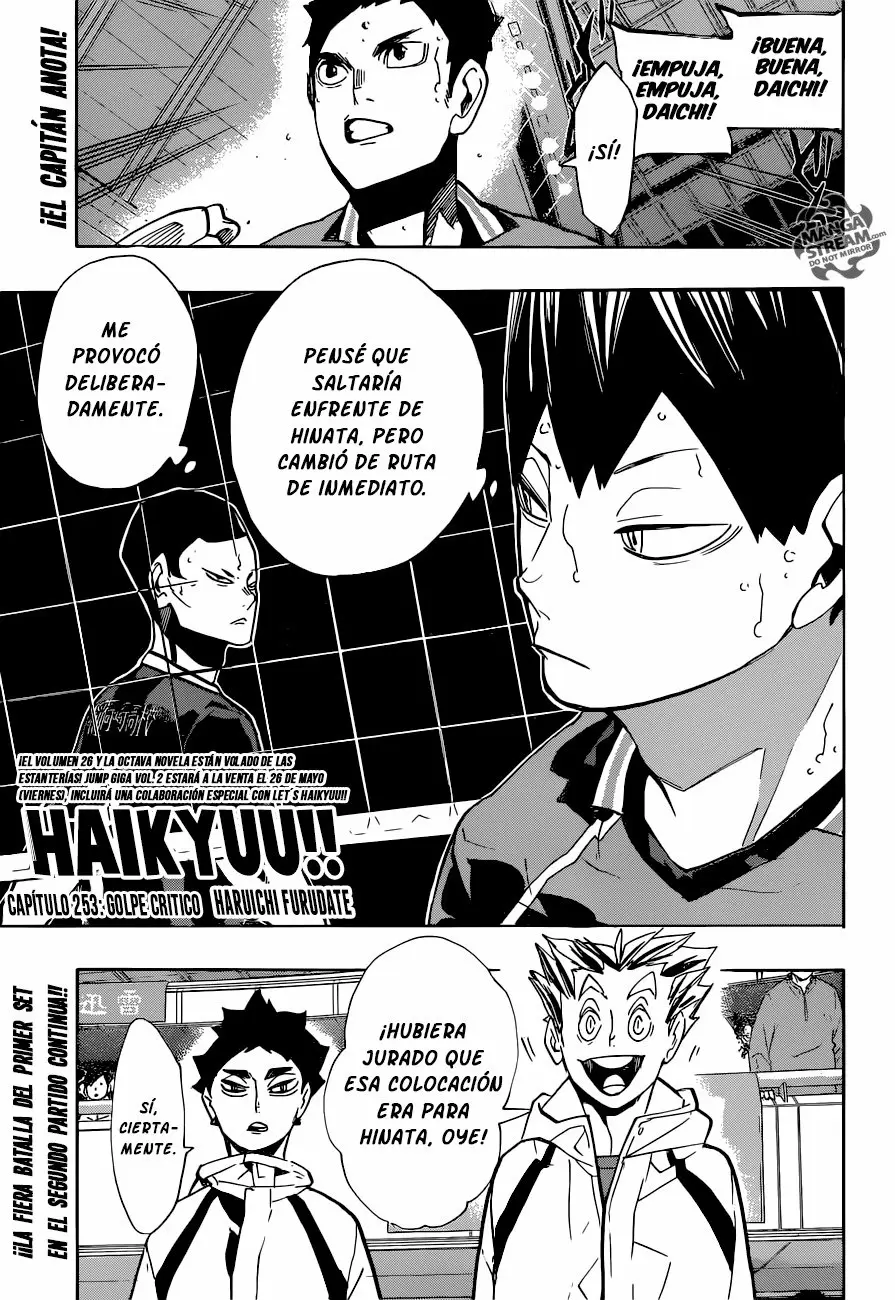 Haikyuu!! capítulo 253, página 2
