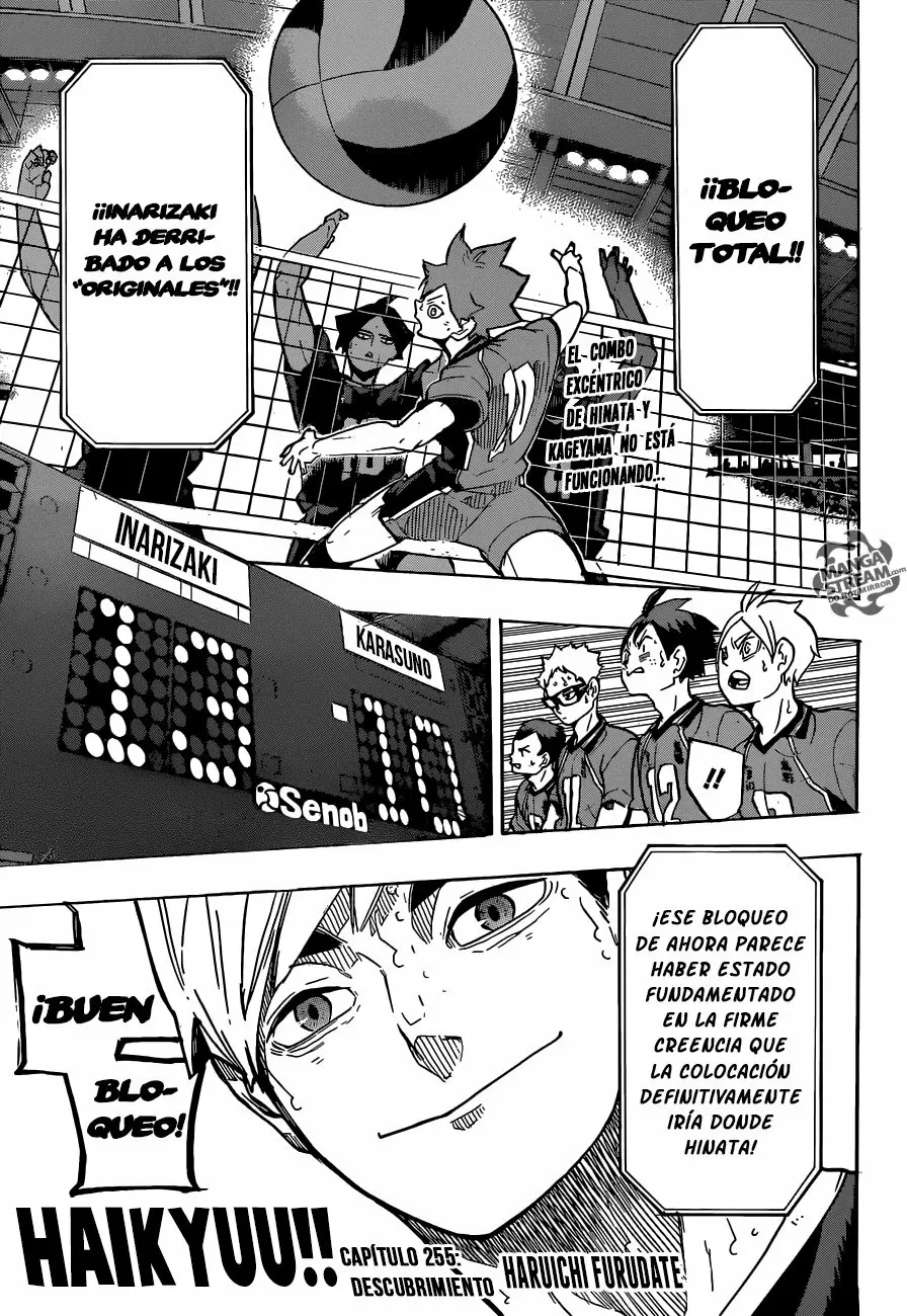 Haikyuu!! capítulo 255, página 2