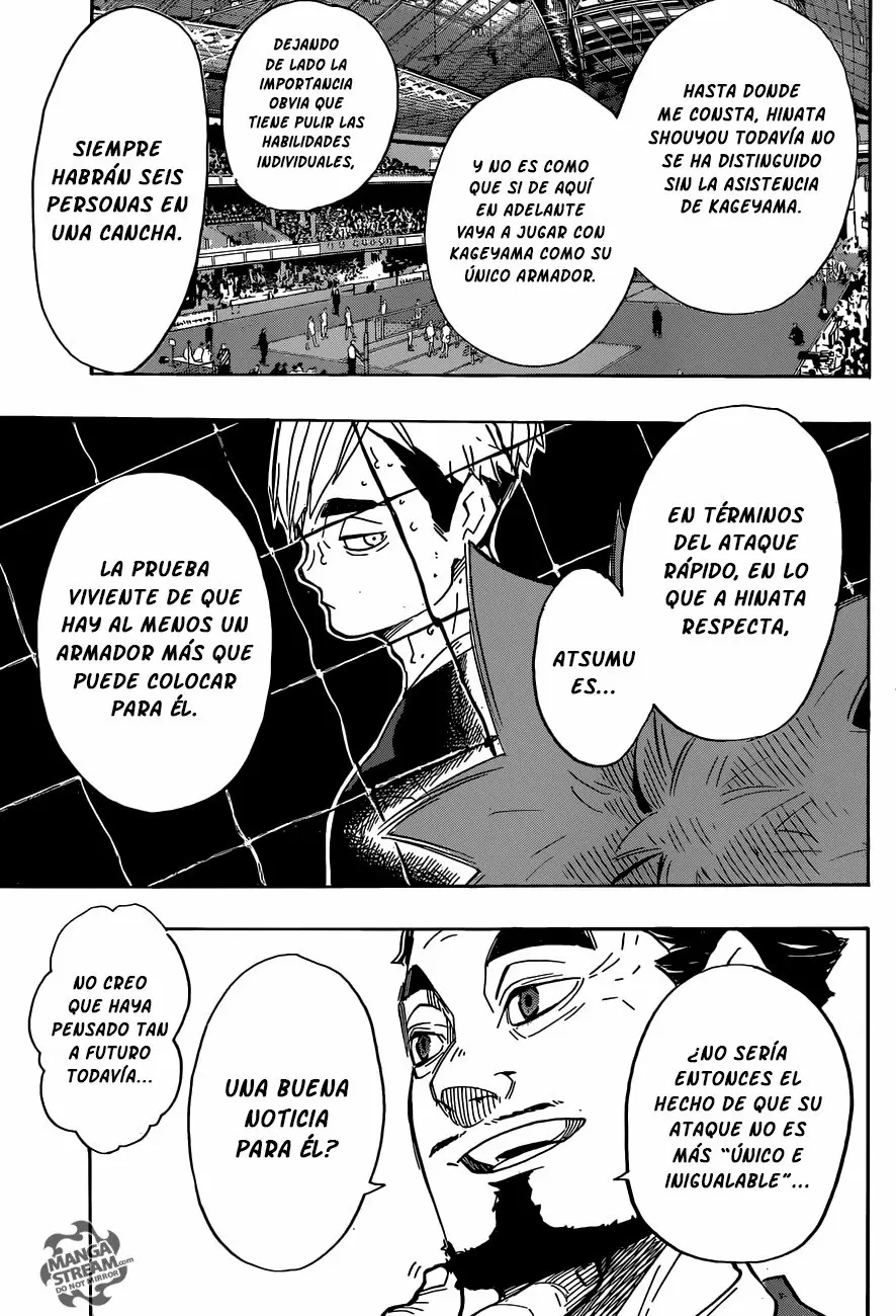 Haikyuu!! capítulo 255, página 8