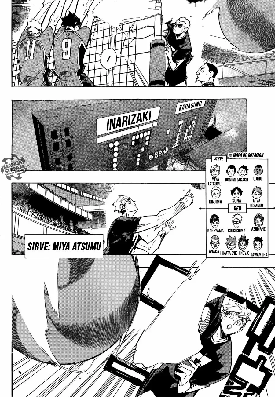 Haikyuu!! capítulo 255, página 15