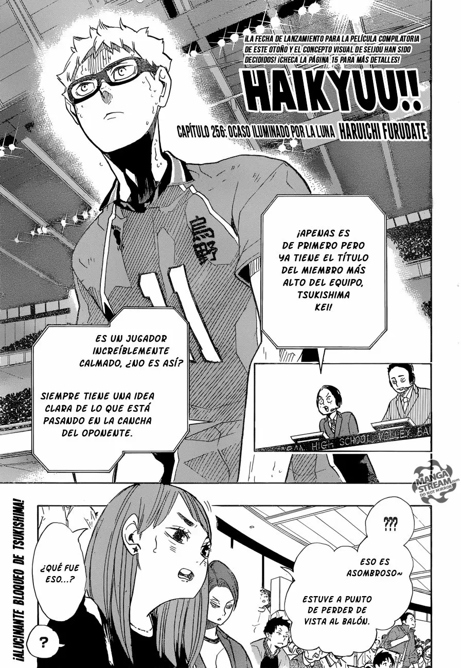 Haikyuu!! capítulo 256, página 2