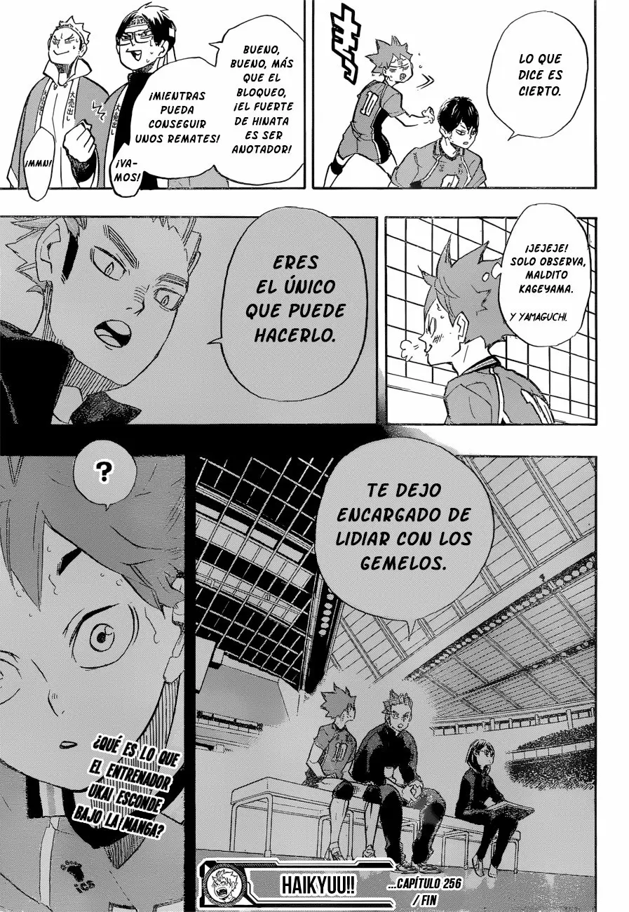 Haikyuu!! capítulo 256, página 19