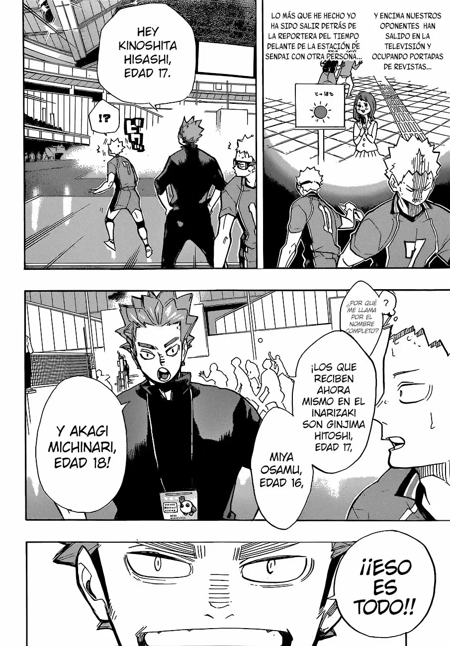 Haikyuu!! capítulo 257, página 3