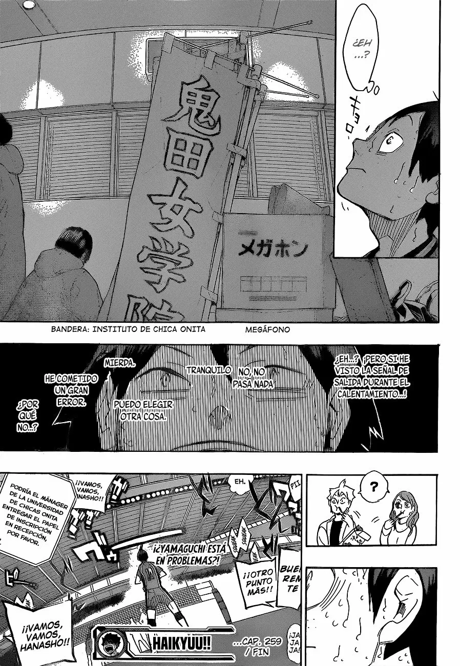 Haikyuu!! capítulo 259, página 20