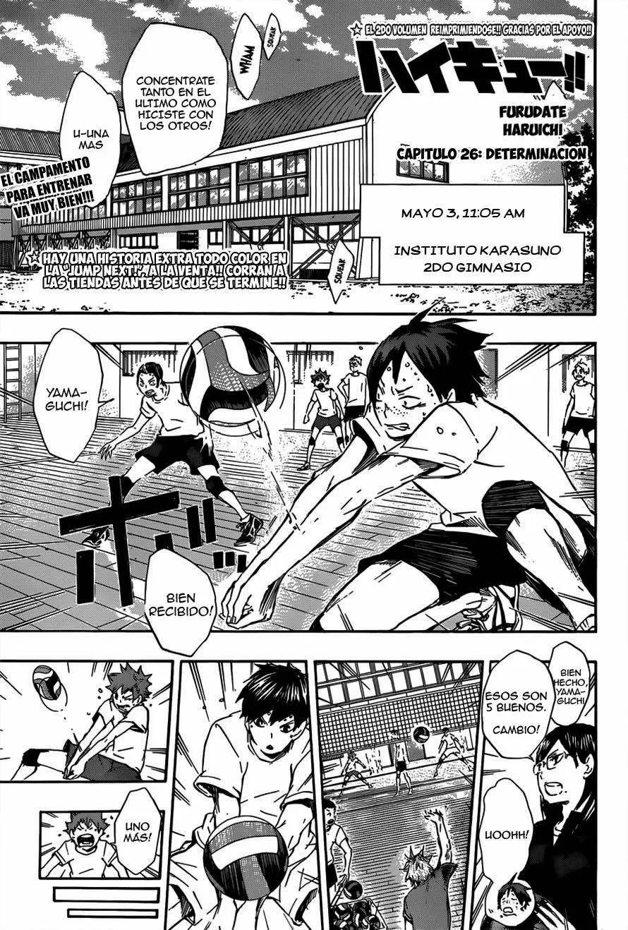 Haikyuu!! capítulo 26, página 1