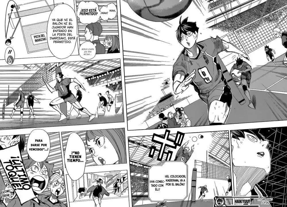 Haikyuu!! capítulo 260, página 18