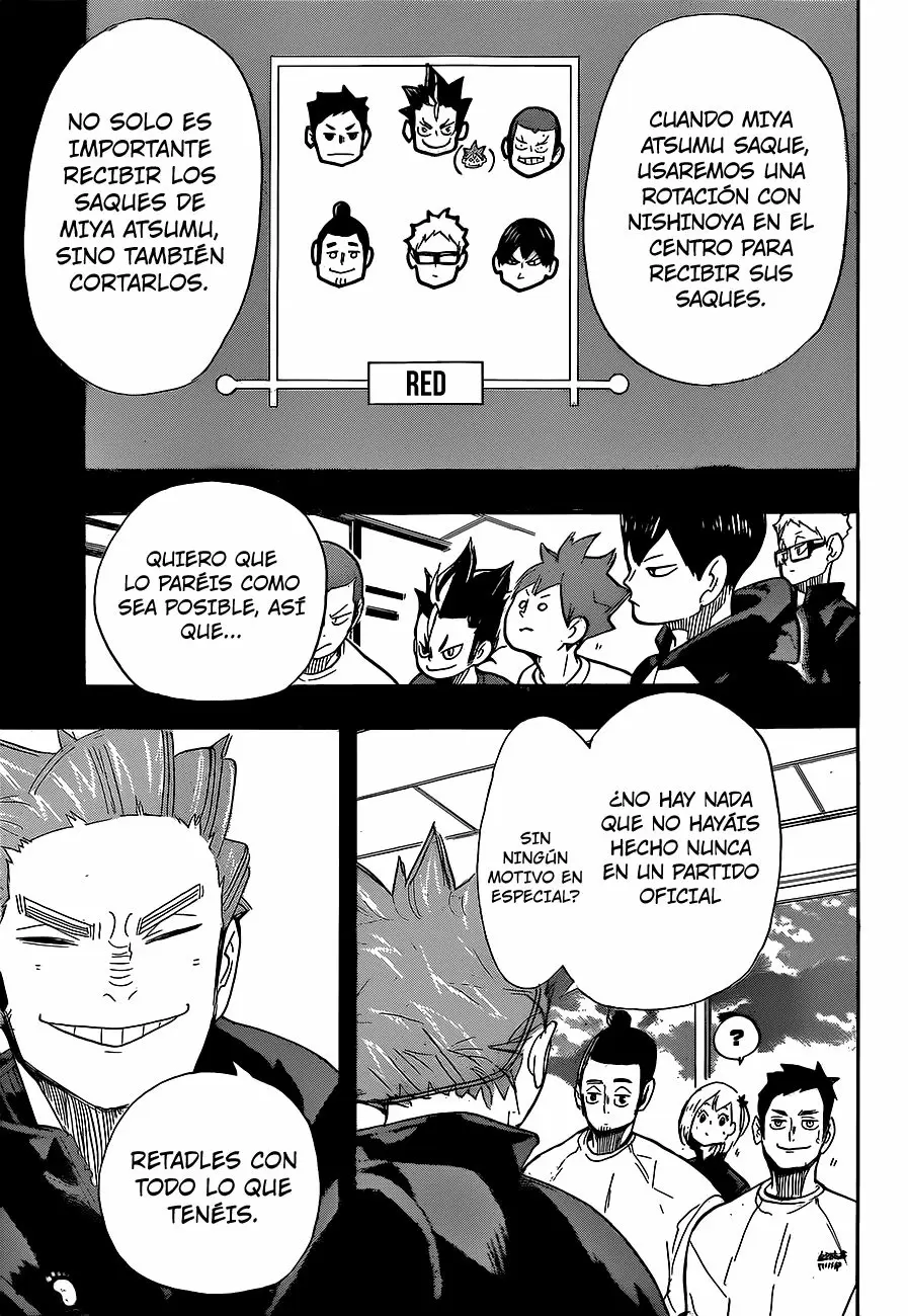 Haikyuu!! capítulo 261, página 15