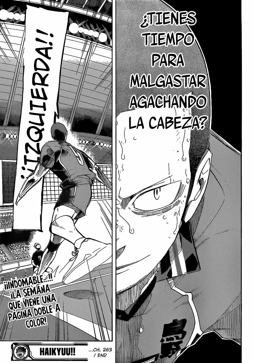 Haikyuu!! capítulo 263, página 20