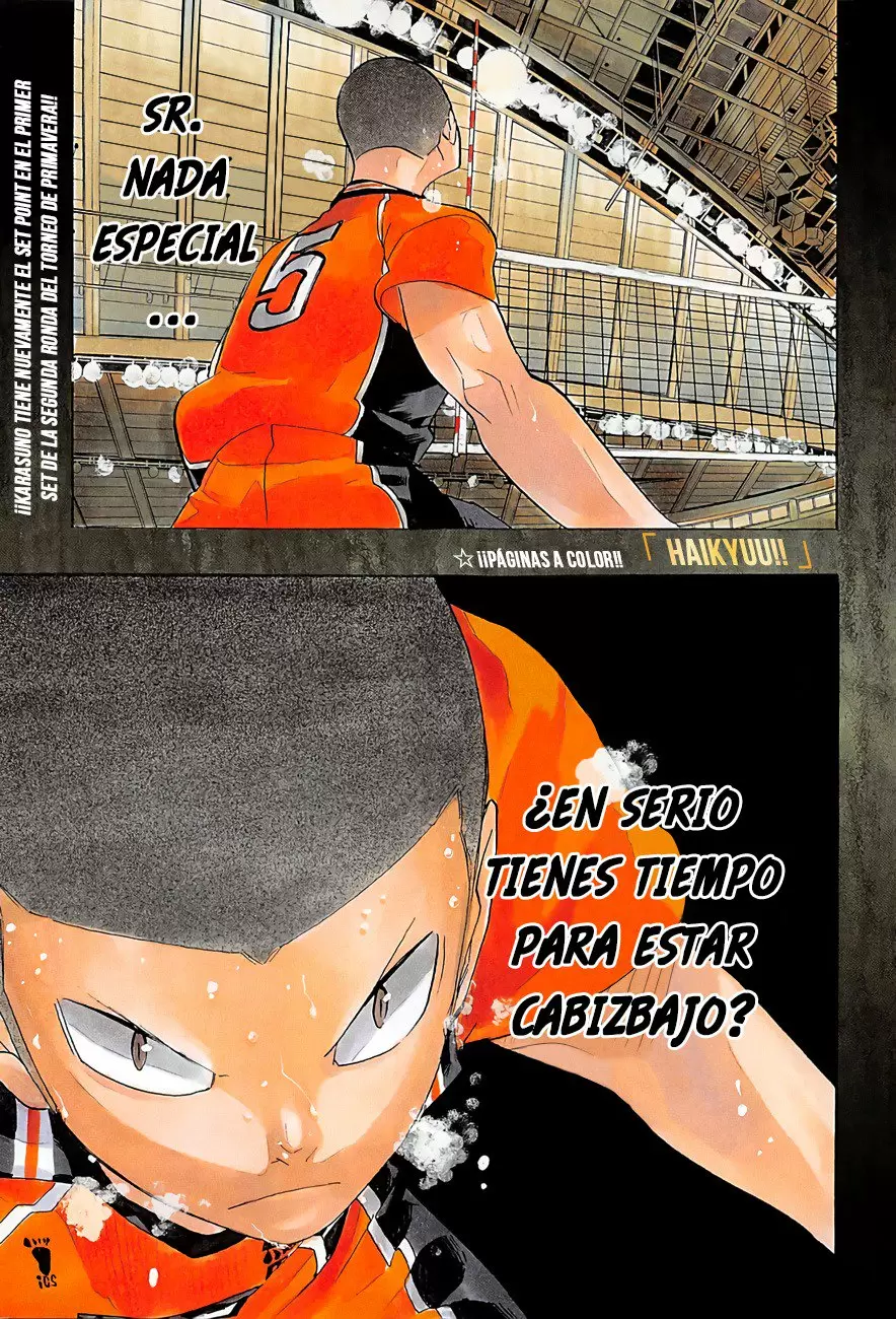 Haikyuu!! capítulo 264, página 3