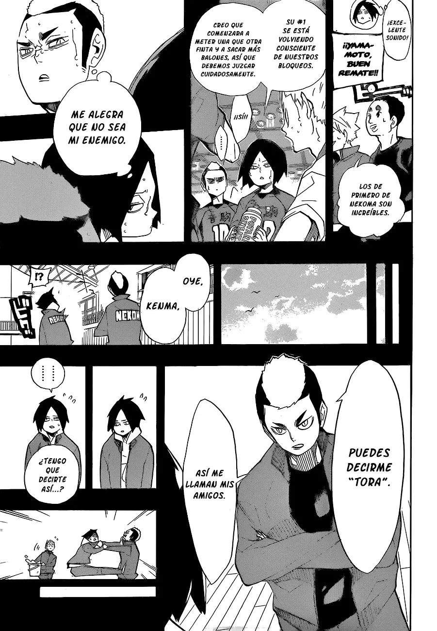 Haikyuu!! capítulo 266, página 15