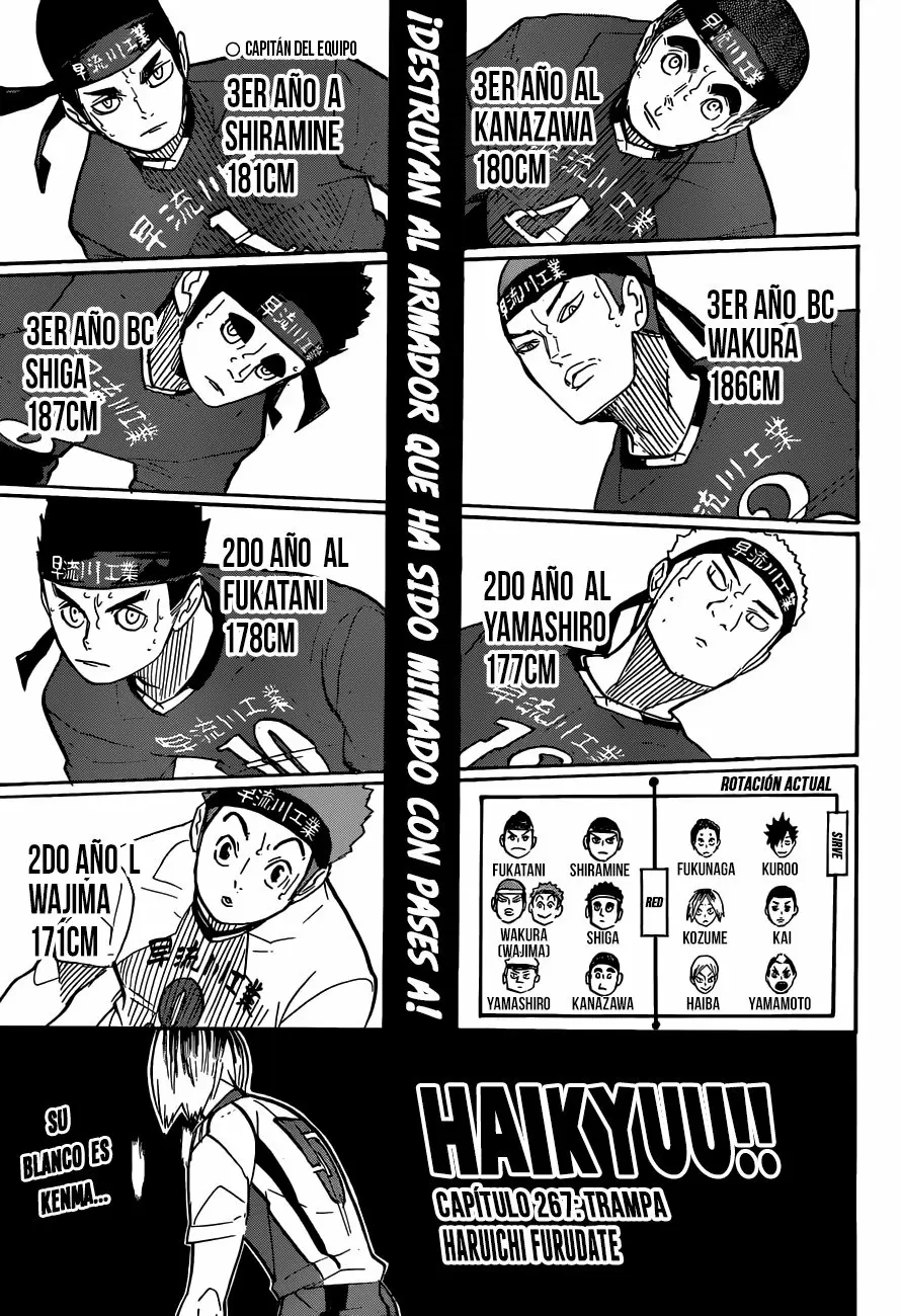 Haikyuu!! capítulo 267, página 2