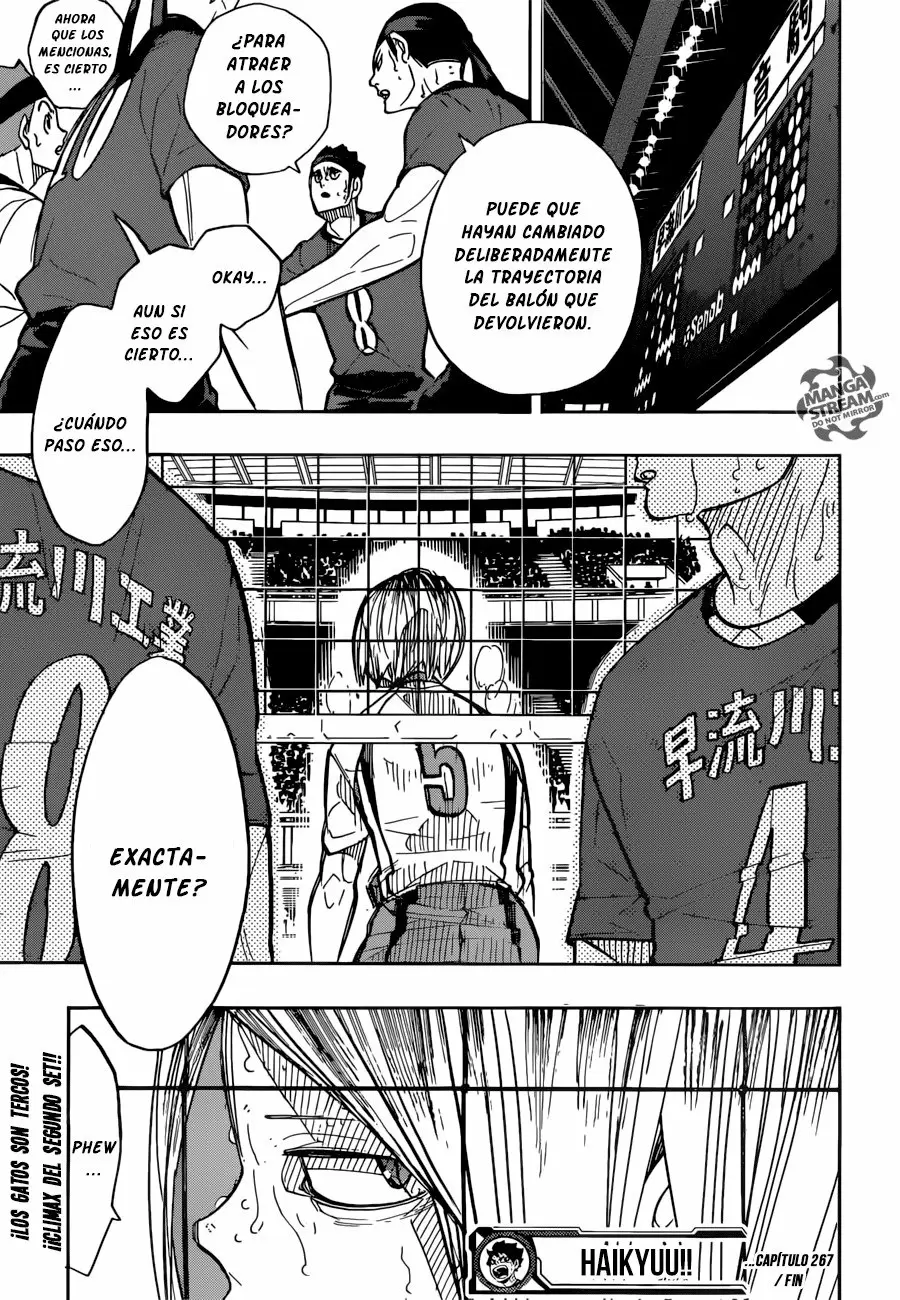 Haikyuu!! capítulo 267, página 20