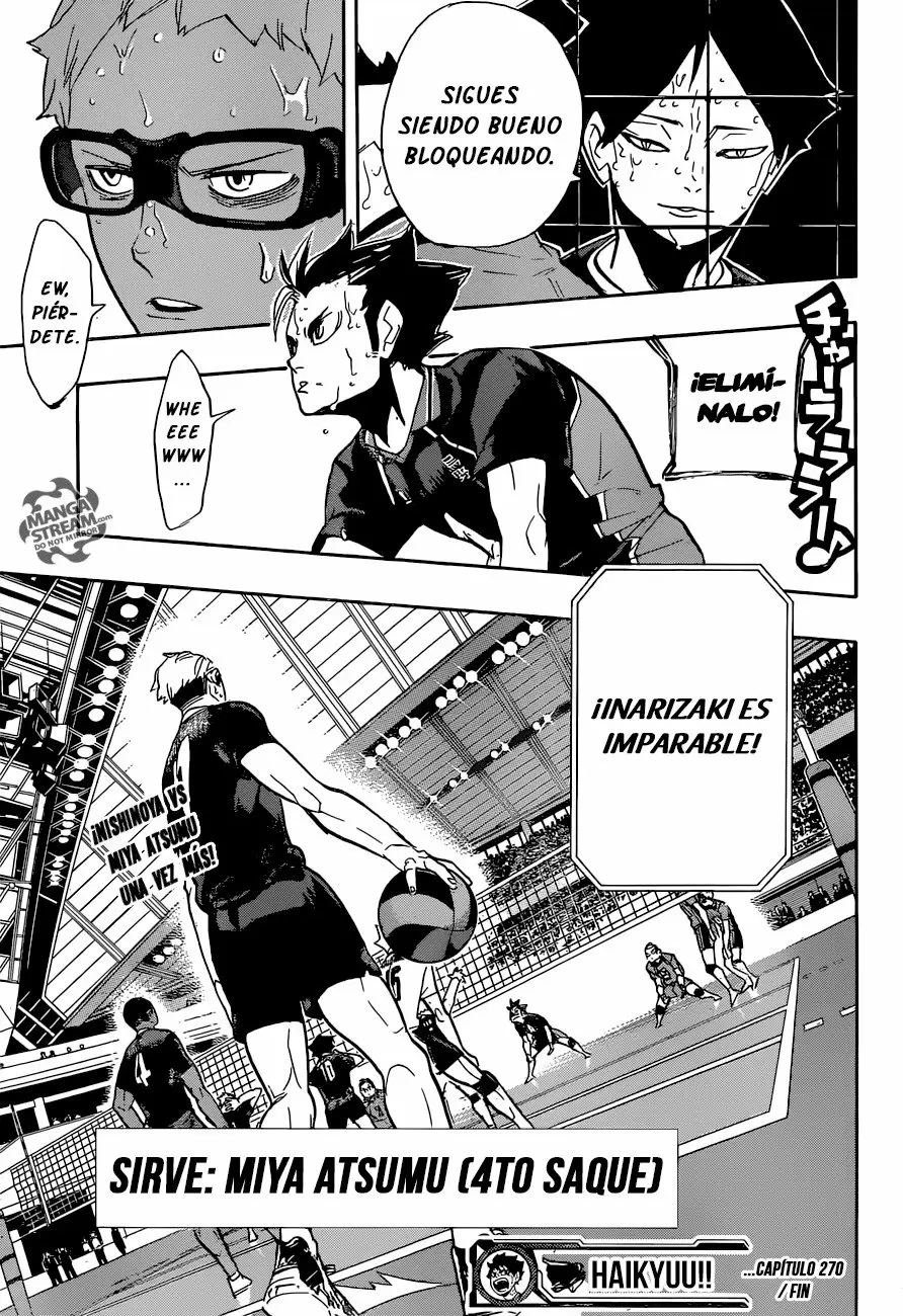 Haikyuu!! capítulo 270, página 20