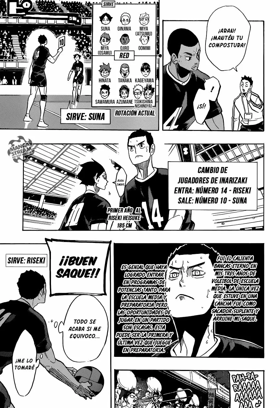 Haikyuu!! capítulo 272, página 13