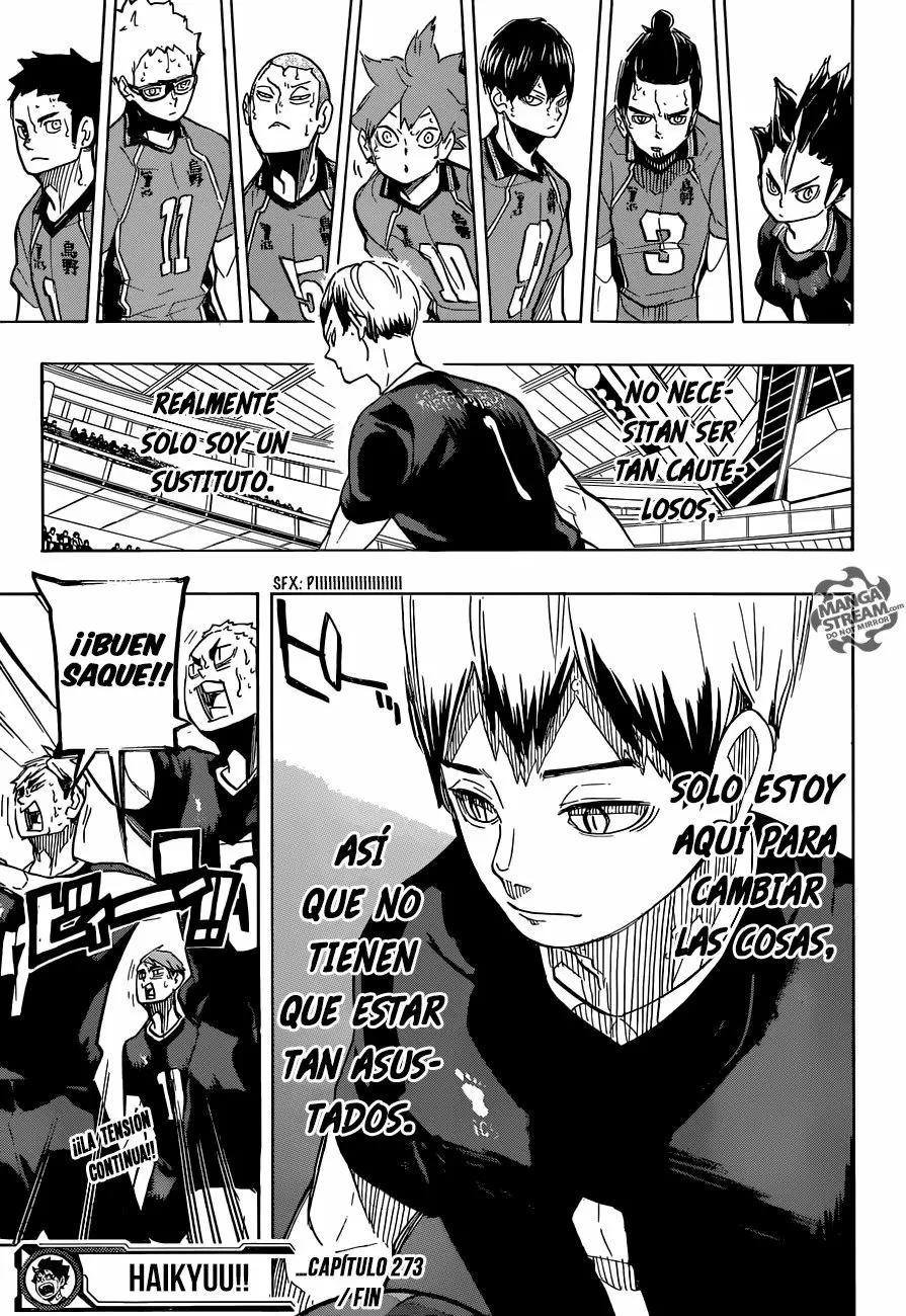 Haikyuu!! capítulo 273, página 19